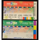 1999 Rugby World Cup final and quarter-final match tickets (2): for the final played at Cardiff