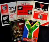 British & Irish Lions Rugby Tour Programmes: in NZ, 2nd Test 1977, 1st Test & v Canterbury 1983;