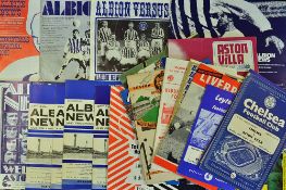 Selection of football programmes to include 1962/63 Liverpool v Aston Villa (December 1962-