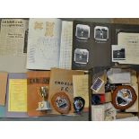 Non-League Trophies - a box of various medals, trophies etc. includes Enfield, Wood Green Southgate,