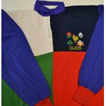 Interesting Five Nations Rugby Championship Commemorative shirt - featuring embroidered crest of
