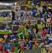 Collection of football photographs to include action, team and individual player issues, with good