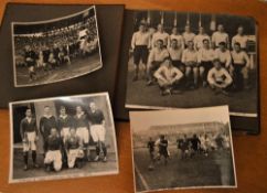 1930's Rugby Photograph Album: wonderful collection of scarce action and team photographs