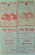 1948/9 Liverpool v Middlesbrough football programme plus v Blackpool and 1949/50 Liverpool v