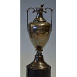 1957/58 Division 1 Championship Trophy miniature size with Bakelite plinth, engraving states