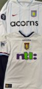 2000/01 Gareth Barry match worn football shirt a short sleeve away shirt with no15 to the reverse