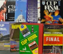 FA Cup Final Football Programmes 1971-1990 appears complete run includes replays 1981, 1982, 1983