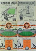 1950/1951 and 1951/1952 Wolverhampton Wanderers reserves v Newcastle United reserves both homes