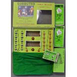 Subbuteo Table Soccer 'Continental' Display Edition includes pitch, balls, goals and players in