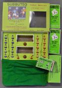 Subbuteo Table Soccer 'Continental' Display Edition includes pitch, balls, goals and players in