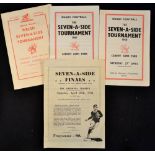 Quartet of Sevens Rugby Programmes: Second Snelling Sevens at Newport, 1955, won by Cardiff;