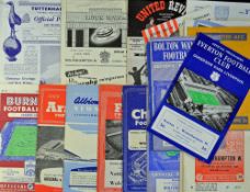 1957/1958 Wolverhampton Wanderers Championship season football programmes with away programmes