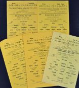 Wolverhampton Wanderers public trial match programmes for 1959/60 (Billy Wright's final game),