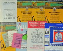 1964/1965 Wolverhampton Wanderers FA Cup match programmes to include homes Rotherham United,