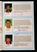 1992 England v South Africa rugby signed programme: played at Twickenham on 14th November signed