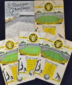 1947/1948 Wolverhampton Wanderers reserve match programmes v Chesterfield (Xmas Day), Huddersfield