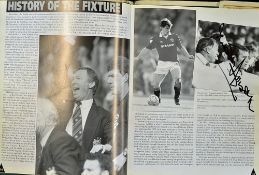 The Great Derby Matches (Manchester City/Manchester United) book dated 1996, multi signed by players