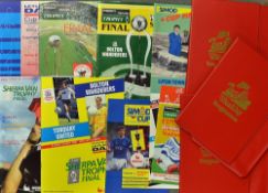 Assorted Cup Football Programmes includes Simod Cup Final 1988, 1989 Football League Members Cup