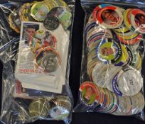 Quantity of Merlin 1995 Football 'Pogs' - includes few other football trade cards, Promatch
