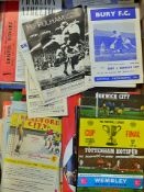 Assorted 1960s Football Programmes incudes a wide variety of teams such as Leeds United, Millwall,