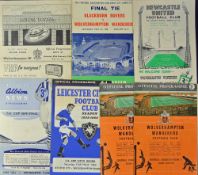 1960 Wolverhampton Wanderers football programmes complete FA Cup winning run to include 1959/60 at
