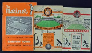 1954/1955 FA Cup matches Wolverhampton Wanderers v Charlton Athletic (programme & ticket) - plus