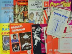 Scottish and League Cup Final Football Programmes includes 69, 72, 78, 79, 81 and League Cup