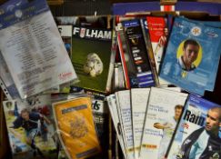 Quantity of 1950s onwards Leeds United home and away football programmes includes 1951 v Blackburn