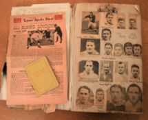 1930's Superb Rugby Scrapbook: record of P Z Henderson rugby career personally compiled scrapbook of