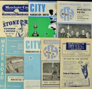 1949 onwards Manchester City Football Programmes to include v Portsmouth, Fulham, also includes