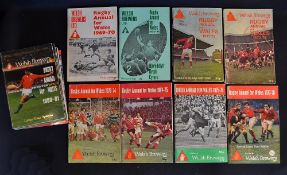 Welsh Brewers Rugby Annuals: from the 1st ed 1969/70, 70-1, 71-2, 72-3, 73-4, 74-5, 75-6, 77-8, 80-