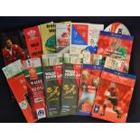 Wales Programmes and Tickets Selection, 1979-2005 (H&A): all with tickets - home programmes from