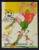 Tour game 1967 Dallas Tornado (Dundee United) v Los Angeles Wolves (Wolverhampton Wanderers) at