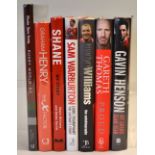 Rugby Books - collection of mostly signed autobiographies: 7x signed volumes to incl 2003 World