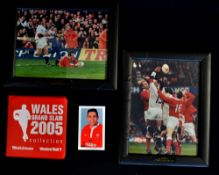 1997 Wales Last Rugby game at Cardiff Arms Park: 2x colour photographs Wales v England one with