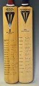 2001 and 2003 England Signed Cricket Bats to incl' 2x Duncan Fearnley bats, both signed to the faces