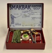 Fine SmakBak Captive Golf Ball practice aid - unused in the original makers red box with the Smakbak