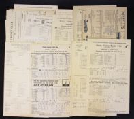 1960's / 1970's Cricket Scorecards to include Middlesex v Australians at Lords Ground July 18th to