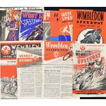 Speedway Programmes - 1931 West Ham v Wembley programme together with 1937 Hackney v West Ham