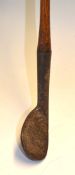 Rare W & G Ashford Birmingham smf rut iron c.1893 - the head measures 2.5"x 1.75" with 4" hosel -