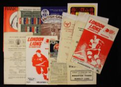1934 City of Oxford High School Athletic Sports Programme plus 1955 News of the World British