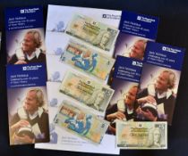 5x Jack Nicklaus Royal Bank of Scotland £5 bank notes - to commemorate Jack Nicklaus 40th Year of