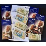 5x Jack Nicklaus Royal Bank of Scotland £5 bank notes - to commemorate Jack Nicklaus 40th Year of