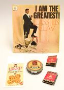 1963 Cassius Clay 'I Am The Greatest' Vinyl Record marked CBS, made in England, with original cover,