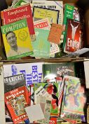 Quantity of Assorted Cricket Memorabilia predominantly programmes featuring 1969 Sir Frank Worrell