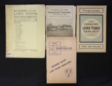 Early Lawn Tennis Programmes includes 1934 Davis Cup Great Britain v United States of America