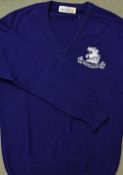 1982/83 Australia New Zealand Cricket Tour Pullover in dark blue by Lyle & Scott. From the