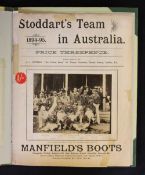 1894-95 Stoddart's Team in Australia Cricket Publication Magazine published by A. J. Fiettkau 'The