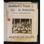 1894-95 Stoddart's Team in Australia Cricket Publication Magazine published by A. J. Fiettkau 'The