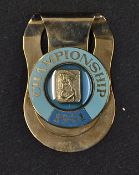 1981 U.S "Tournament Players Championship" golf enamel money clip - played at Sawgrass Country